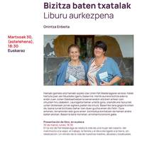 Liburu aurkezpena: 'Bizitza baten txatalak'