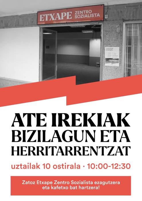 Ate irekiak bizilagunentzat Etxapen