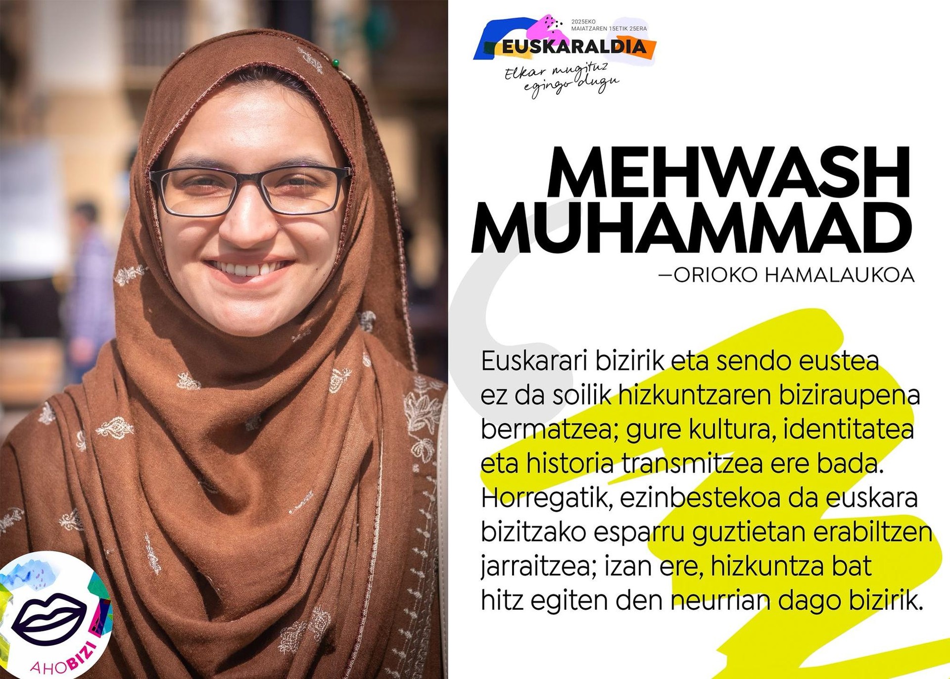 Orioko hamalaukoa: Mehwash Muhammad