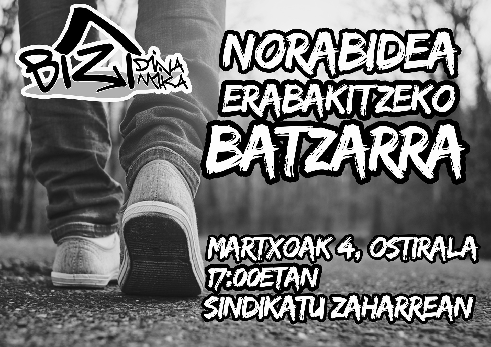 Bizi Dinamikaren norabidea erabakitzeko batzarra izango da gaur