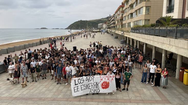 Dozenaka herritar batu dira "Los 40ri ez!" esateko