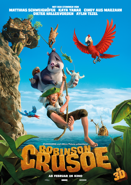 "Robinson Crusoe" filma haurrentzat
