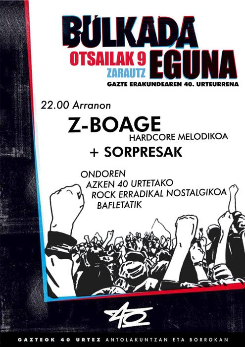 'Bulkada Eguna' ospatuko dute larunbatean Zarautzen