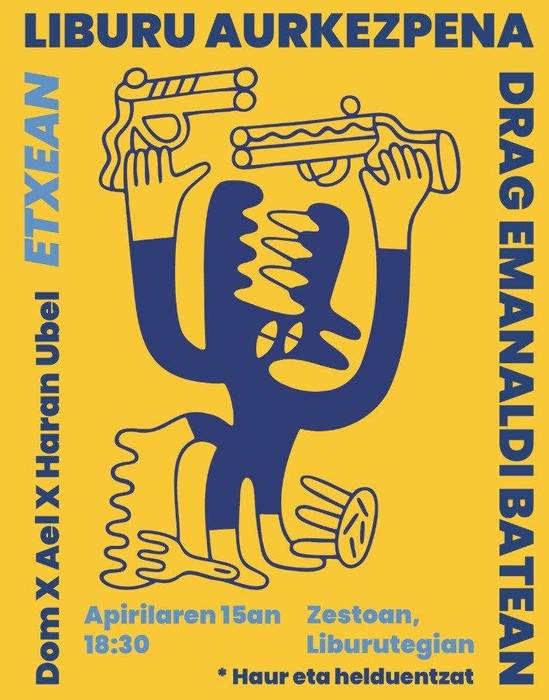 'Etxean' liburuaren aurkezpena eta drag emanaldia