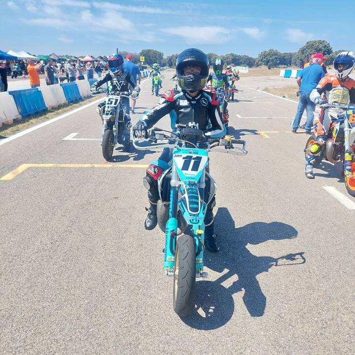 Salamancako moto lasterketa irabazi du Julen Mateosek