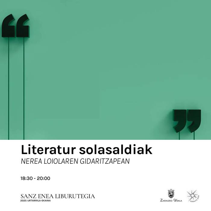 Solasaldia: Literatura solasaldia euskaraz, 'Esnearen kolorekoa' liburuaz