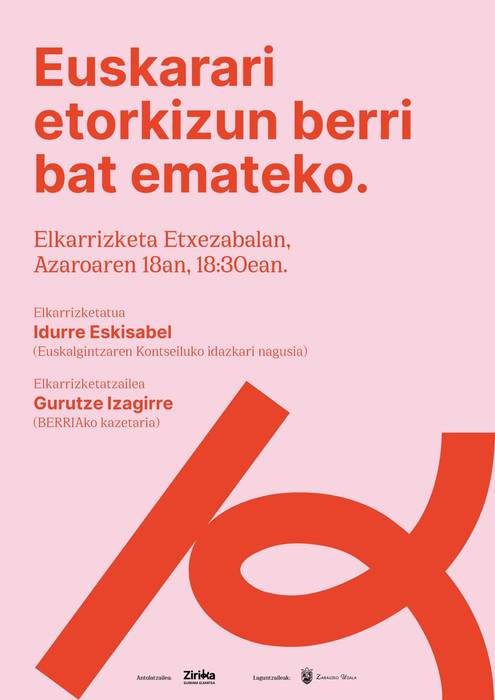 Euskarari etorkizun berri bat emateko