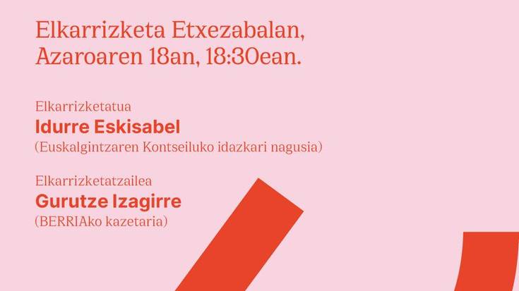 Euskarari etorkizun berri bat emateko