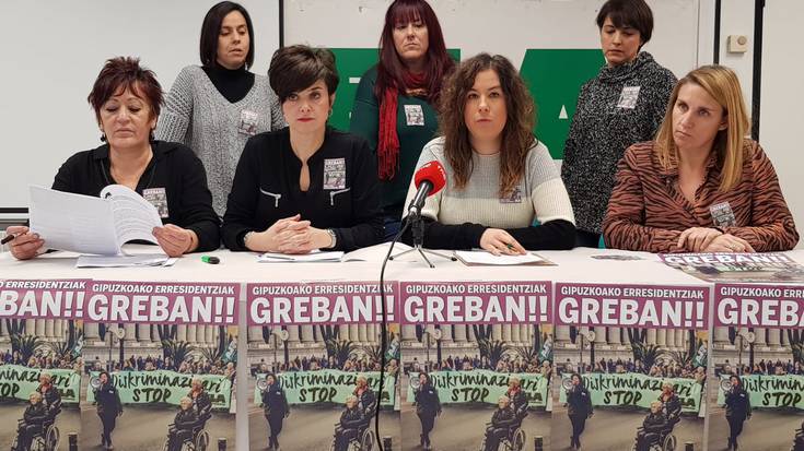 Grebara deitu dituzte Zarauzko adineko egoitzako eta eguneko zentroko langileak ere 