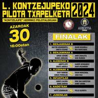 50. Kontzejupeko Pilota Txapelketaren finalak