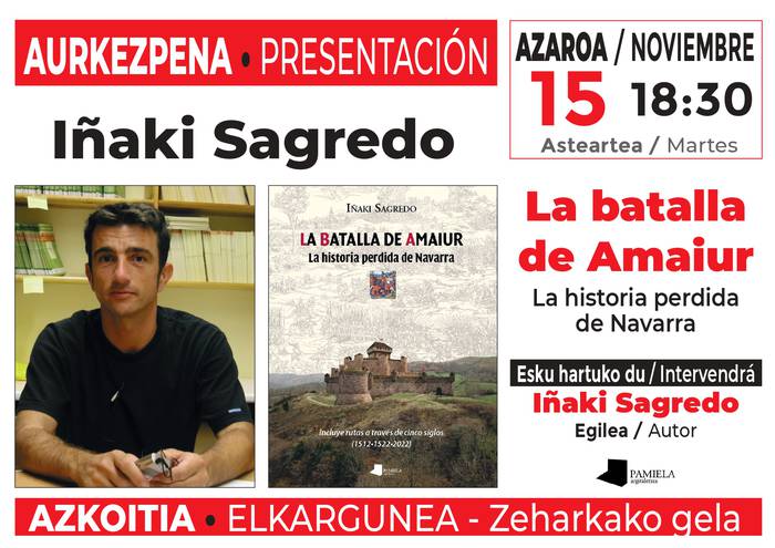 'La batalla de Amaiur' liburuaren aurkezpena
