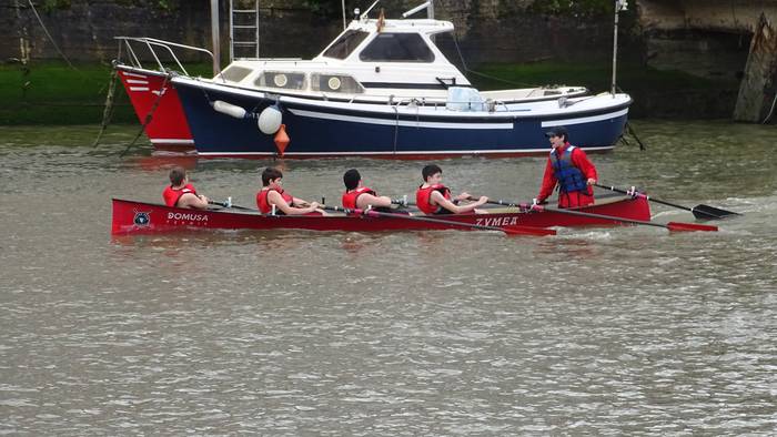 Zumaian eta Donibane Lohizunen jokatu dira asteburuan batel ligako estropadak