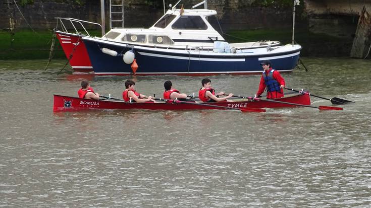 Zumaian eta Donibane Lohizunen jokatu dira asteburuan batel ligako estropadak