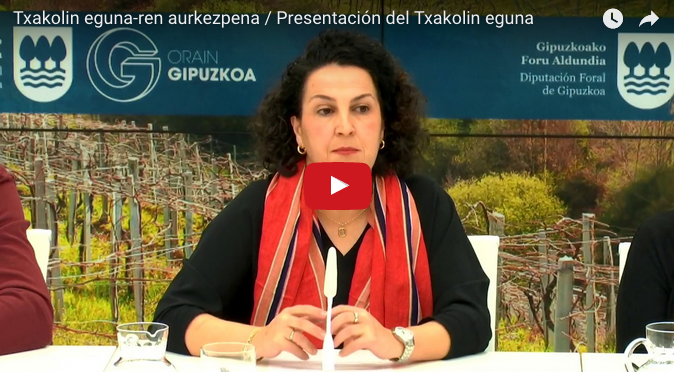 Bideoa: Getariako txakolin uzta berriaren aurkezpeneko bideoa