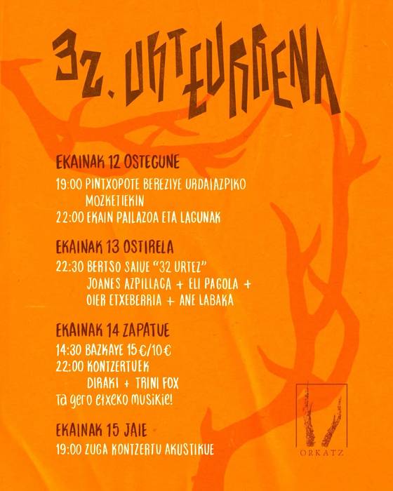 Orkatzen 32. urteurrena