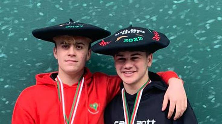 Gonzalo Agirre eta Julen Cabanillas, Euskal Herriko txapeldun