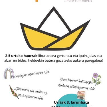 Paperezkoak: 2-5 urteko haurrentzat