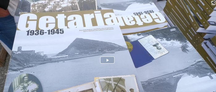 'Getaria 1936-1945. Giza Eskubideen zapalketa eta errepresioa Gerra Zibilean eta Lehen Frankismoan' liburuaren aurkezpen ekitaldia