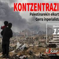 Elkarretaratzea: Palestinari elkartasuna