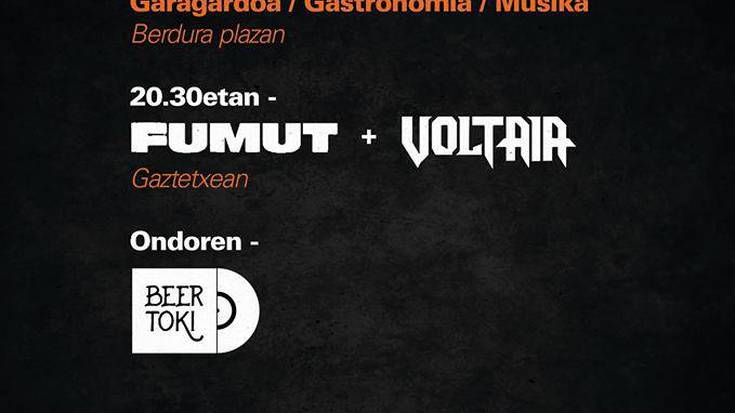 Beertoki garagardo azokan joko du Voltaiak larunbatean
