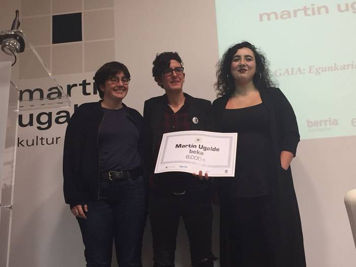 Martin Ugalde beka jaso du Maddi Altuna zumaiarrak