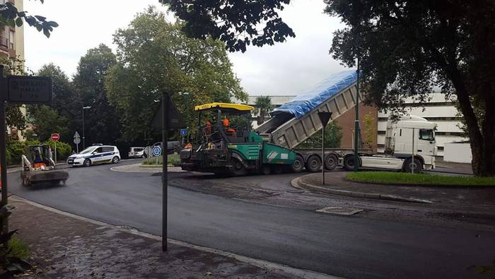 Vista Alegren hasiko da 2018ko asfaltatze plana