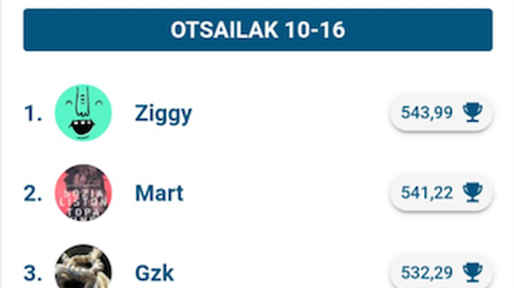 Ziggy-k irabazi du Egunean Behin jokoko Zarauzko Hitzaren gosaria