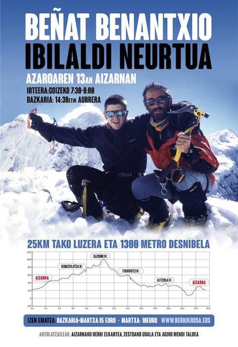 Irureta eta Arrue oroituz, ibilaldia