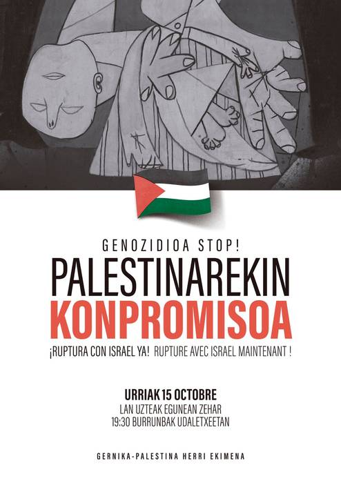 Gernika-Palestinaren elkarretaratze zaratatsua