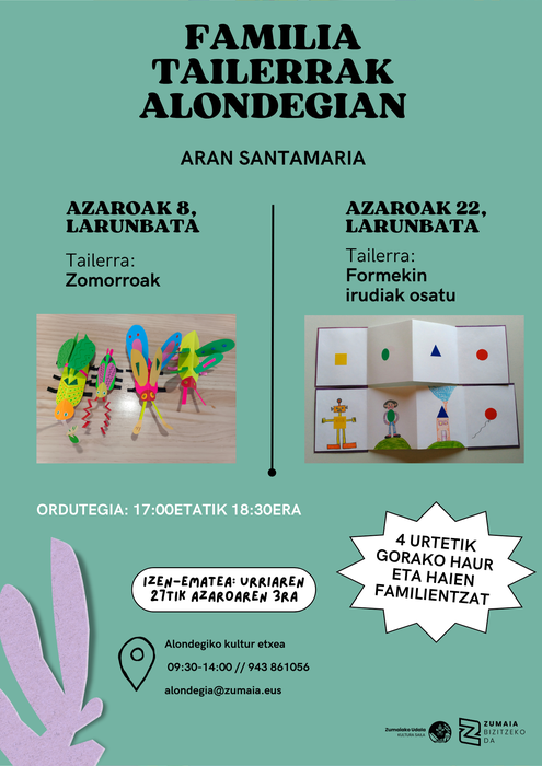 Familia tailerrak Aran Santamariarekin