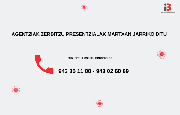Iraurgi Berritzen aurrez aurreko zerbitzuak eskaintzen hasiko da