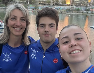 Itxas Gaineko piraguistak Sevillan izan dira, Neguko Espainiako Txapelketan