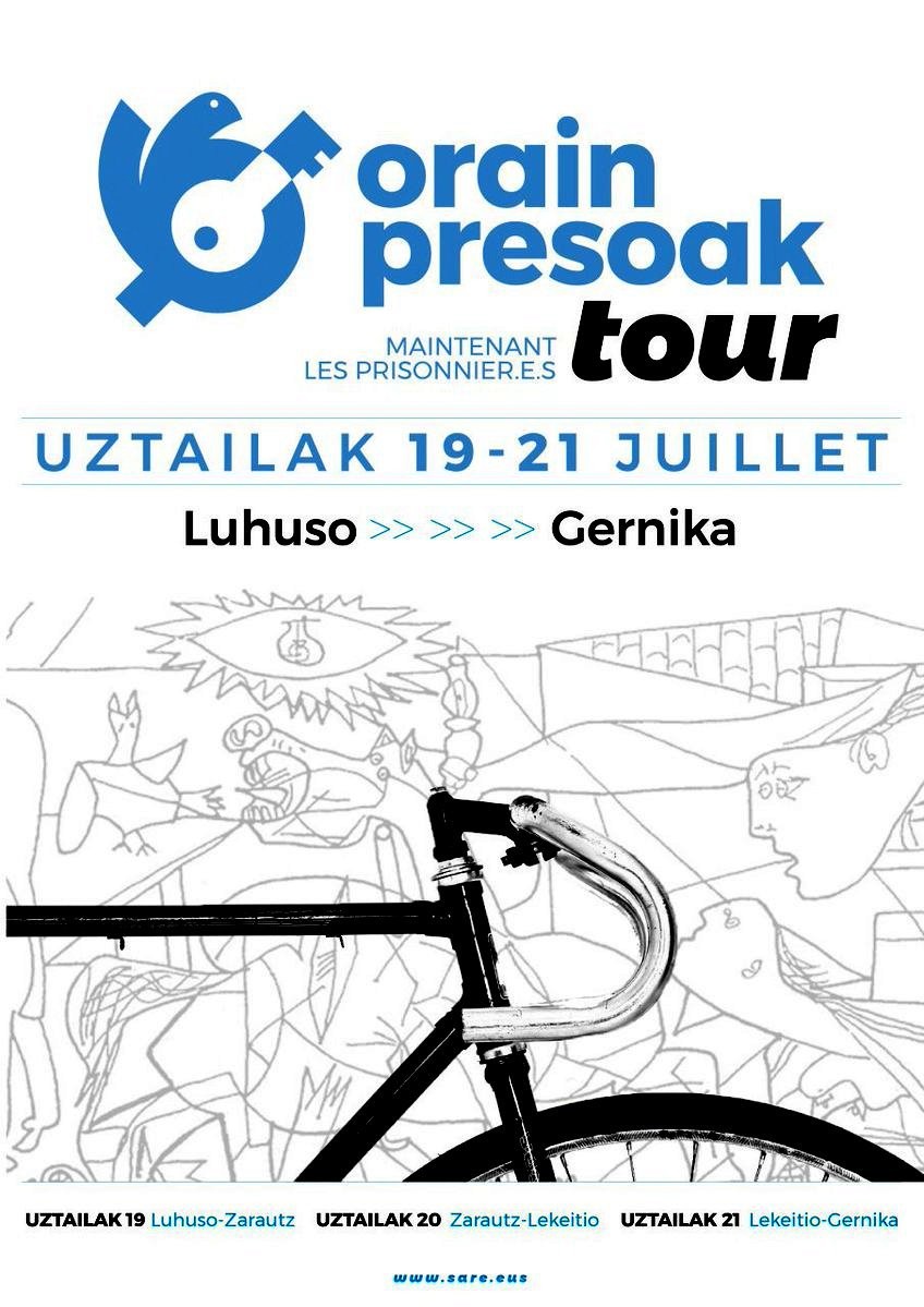 Badator #OrainPresoak bizikleta itzulia!