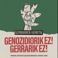 Mobilizazioa: 'Genozidiorik ez! Gerrarik ez!'