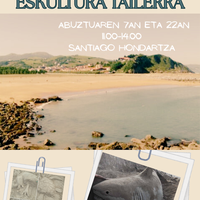 Hondarrezko eskultura tailerra