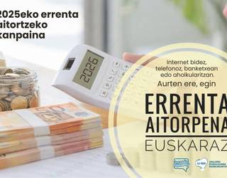 Errenta aitorpena euskaraz egiteko deia egin du UEMAk