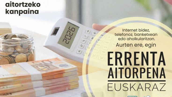 Errenta aitorpena euskaraz egitera animatu dituzte herritarrak