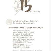 Kulturaz kooperatibaren 15. urteurrena: ospakizun ekitaldia