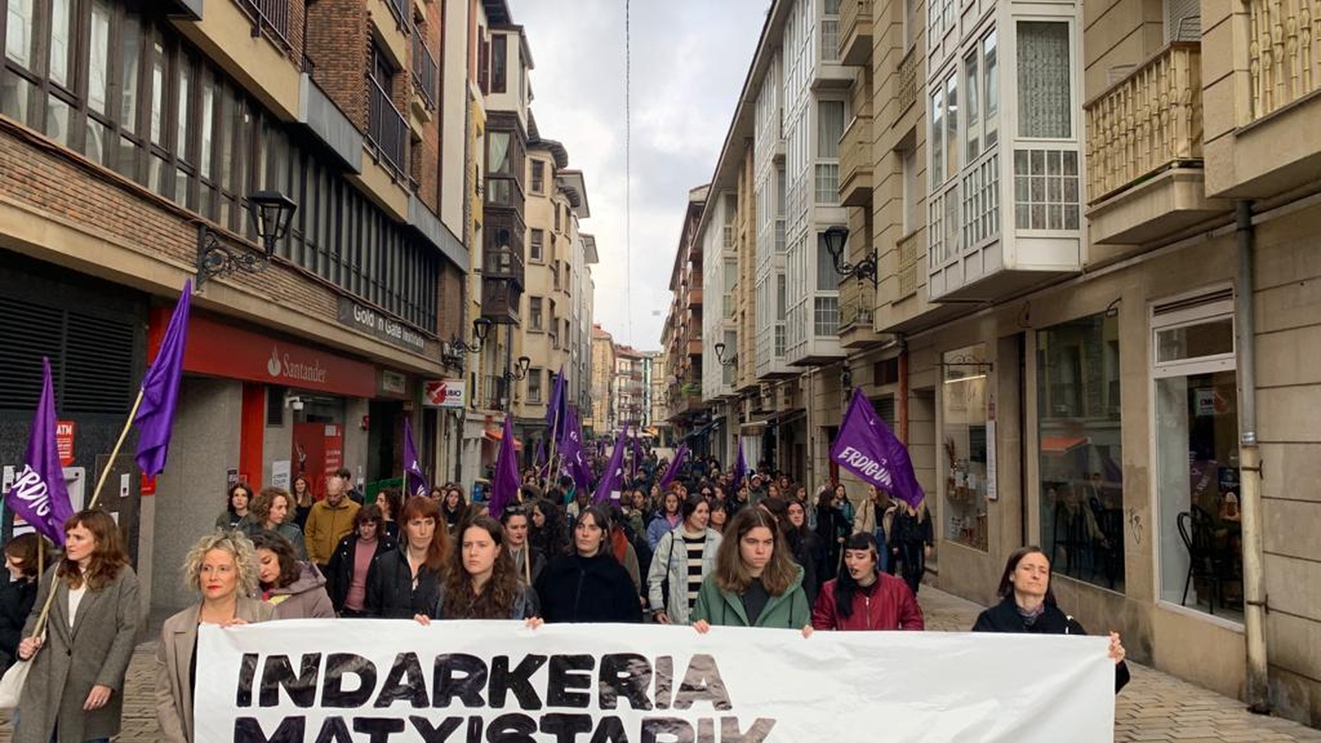 Hamaika aldarri Urola Kostan, indarkeria matxistaren aurka