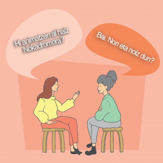 Hitz egingo al dinagu noka?