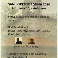 Ospakizuna San Lorente auzoan