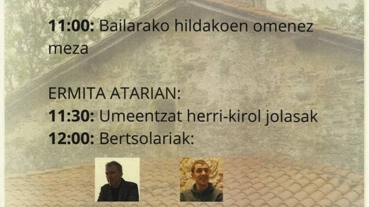 Ospakizuna San Lorente auzoan