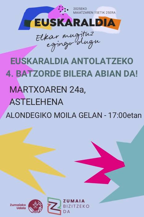 Euskaraldiko batzordearen bilera