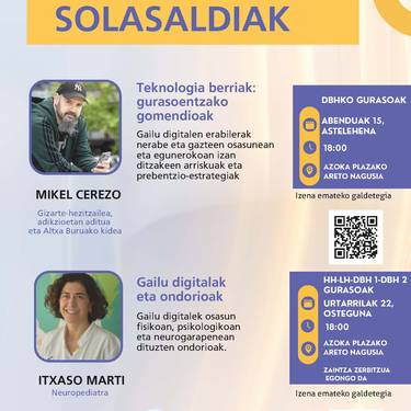 Hitzaldia: 'Teknologia berriak: gurasoentzako gomendioak'