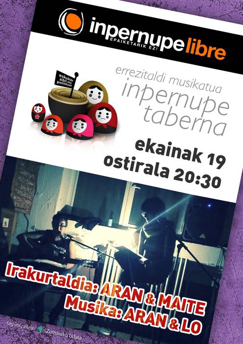 Errezitaldi musikatua, gaur Inpernupe tabernan