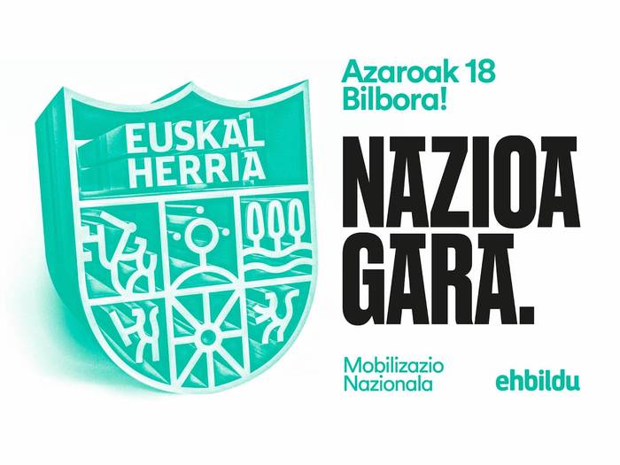 Azaroaren 18an Bilbon egingo den manifestaziorako autobusa antolatu du Zumaiako EH Bilduk