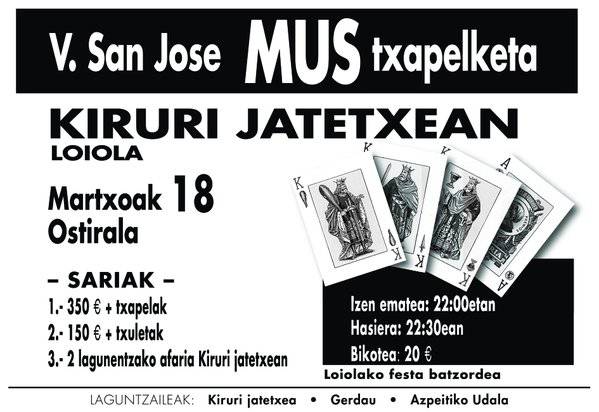 Loiolako San Jose jaiak