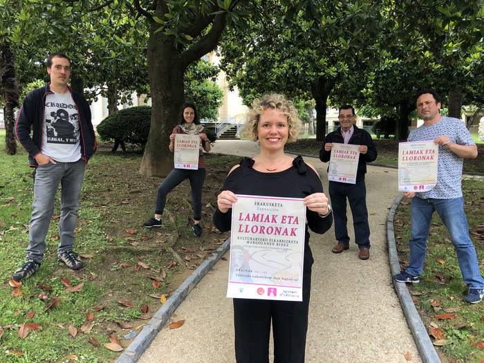 'Lamiak eta Lloronak' erakusketa ikusgai, astelehenetik aurrera