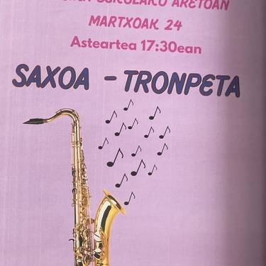 Musika saioa: saxoa eta tronpeta
