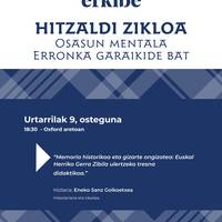 Eneko Sanz Goikoetxearen hitzaldia